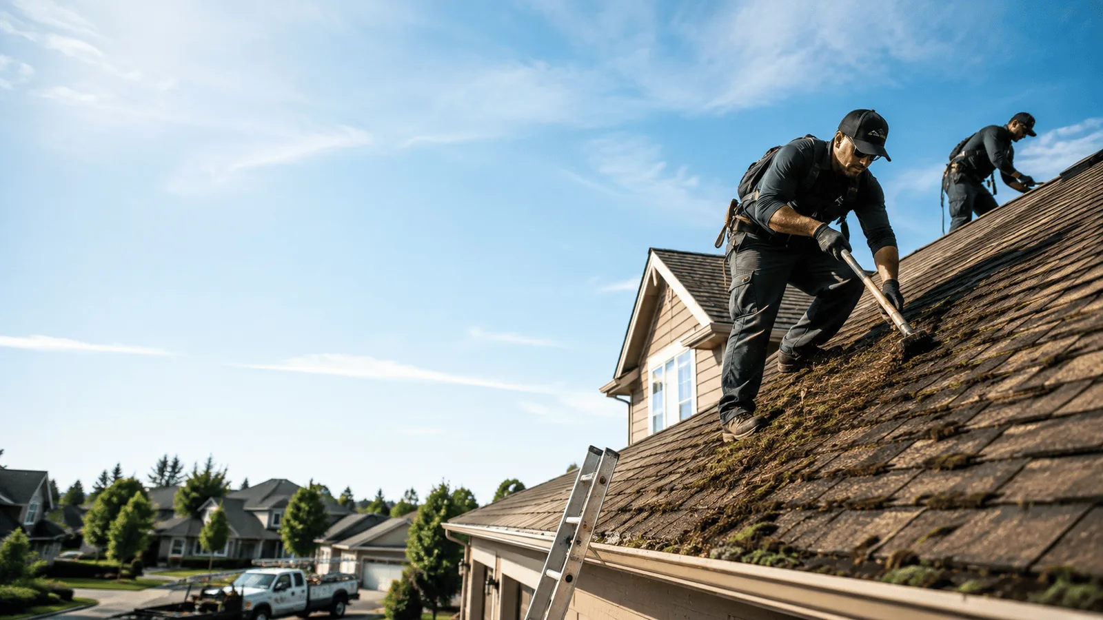 Roof Moss Removal in Spurger, TX near me